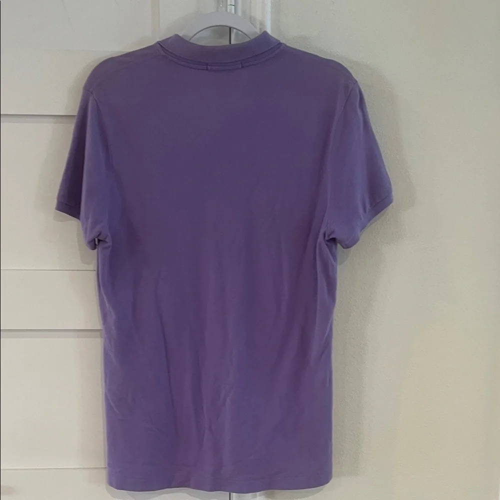 Kids Purple Ralph Lauren Skinny Polo Shirt Size XL EUC